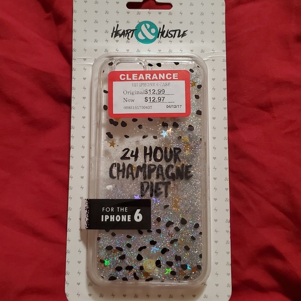 NWT Heart& Hustle iPhone 6 case